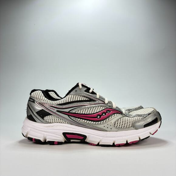 Saucony Grid Marauder 3 Silver Pink Running Shoes Sneakers S15420-11 Womens Sz 9 - Picture 1 of 10